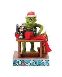 Jim Shore Grinch Sewing Santa Figurine