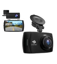 Z-edge 4 Touchscreen 4K Wi-Fi Dash Cam, 2K+1080P Front & Rear, Night Vision, Wdr, G-Sensor, Loop Recording, Parking Mode, 32Gb Tf Card Included