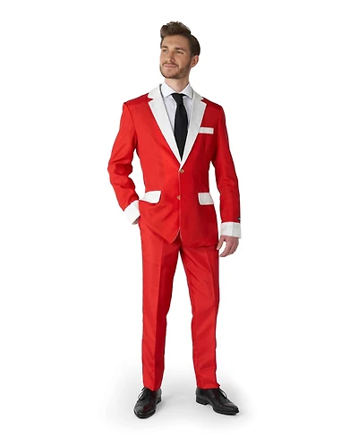 Suitmeister Men's Christmas Suit - Ugly Holiday Festive Nordic Pixel Outfit