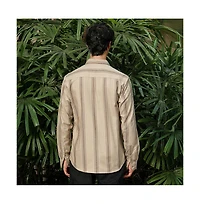 Campus Sutra Men's Halo-Striped Shirt