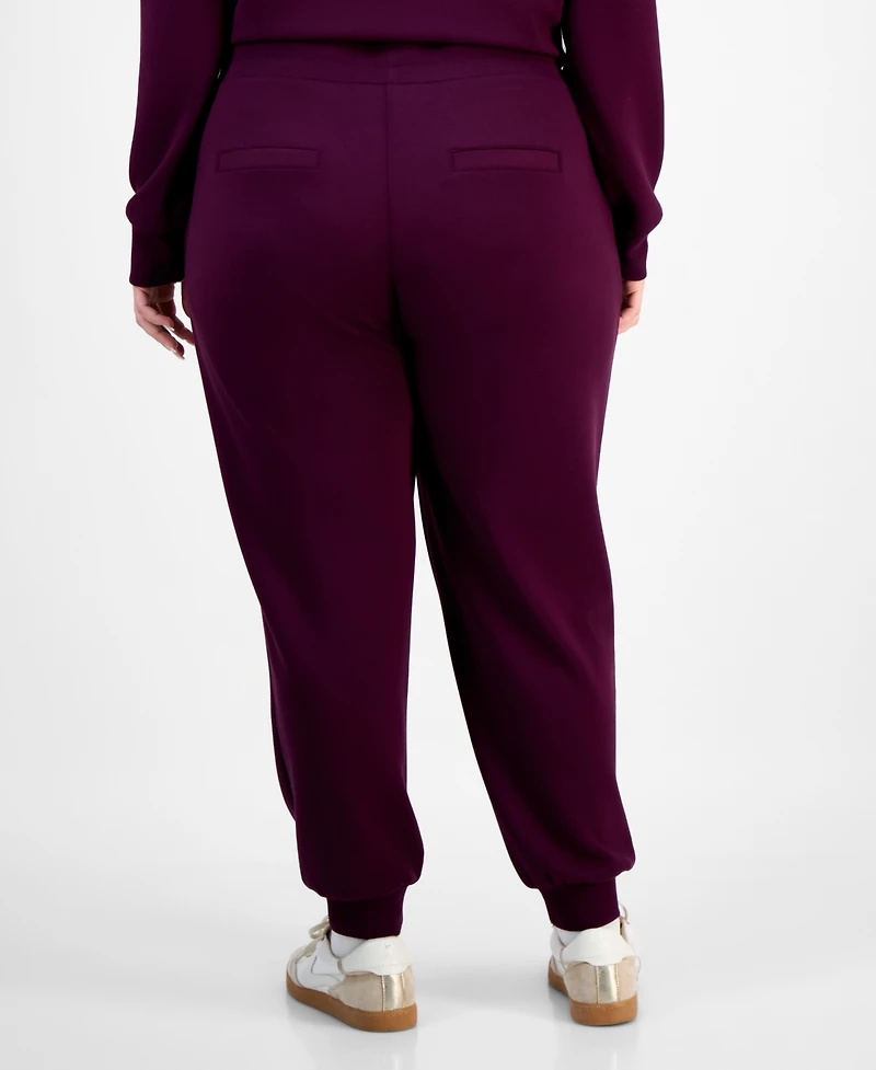 And Now This Trendy Plus Cozy Scuba Drawstring Jogger Pants, Macy's Exclusive