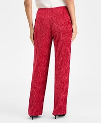 Jm Collection Women's Pleated Velvet Pants, Macy's Exclusive