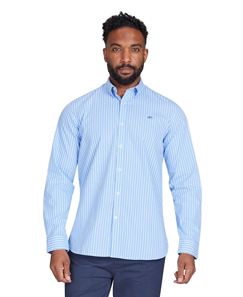 Raging Bull Long Sleeve Stripe Shirt