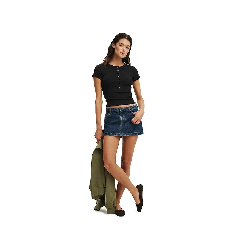 Cotton On Women's Christy Henley Tee