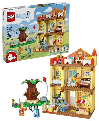 Lego Bluey's Family House Playset 11203, 382 Pieces