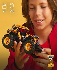 Lego Technic Monster Jam DIGatron Pull-Back Monster Truck Building Toy 42199, 218 Pieces