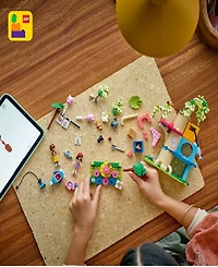 Lego Friends Cat Birthday Party Tree House 42666 Toy Building Set, 321 Pieces