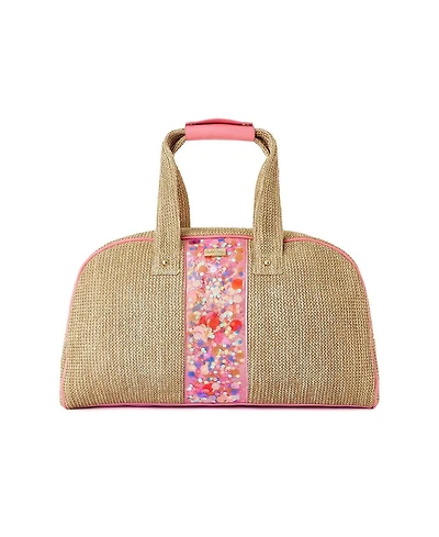 Packed Party Woven Weekender Tote Bag