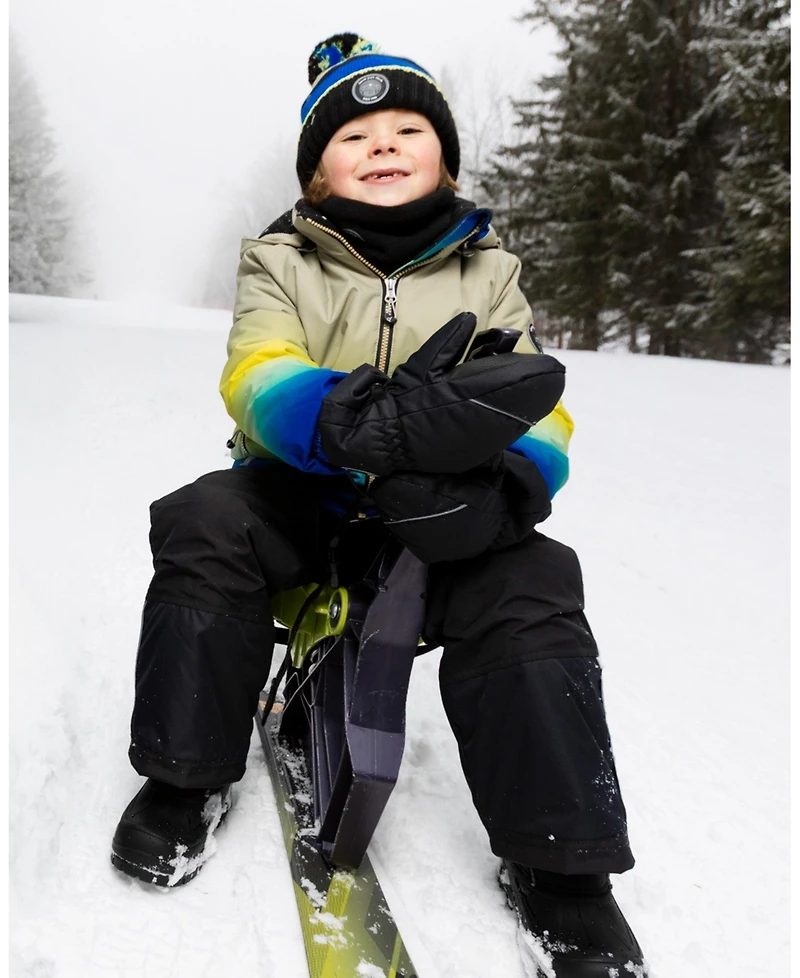 Deux par Kids Unisex Winter Mittens Play Black