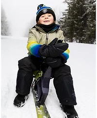 Deux par Kids Unisex Winter Mittens Play Black