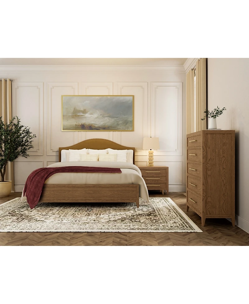 Everleigh 3-Pc. Queen Bedroom Set (Bed, Chest & Three Drawer Nightstand)