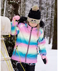 Deux par Girl Two-Piece Play Snowsuit Smiley Face - Child