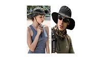 Multijoy Sun Hats for Men Women Bucket Hat Upf 50+ Boonie Foldable Uv Protection Hiking Beach Fishing Summer Safari