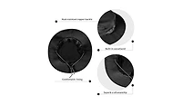 Multijoy Uv Protection Boonie Hat Upf 50+ Foldable Sun Hat for Hiking Fishing