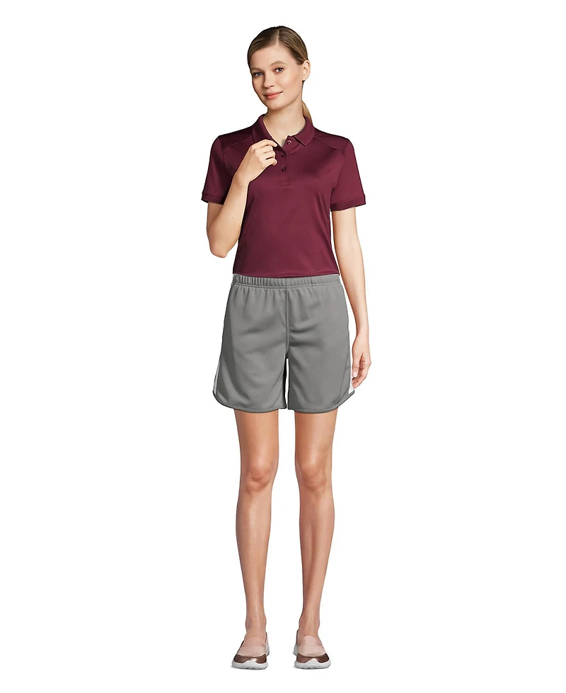 Lands' End Women's Short Sleeve Rapid Dry Polo Shirt