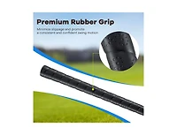 38 Inch 165CC Junior #3 Fairway Wood Golf Club with Fiberglass Shaft for Kids 11-14 - Blue