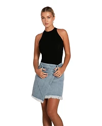 Belle & Bloom Women's Back For Good High Neck Bodysuit