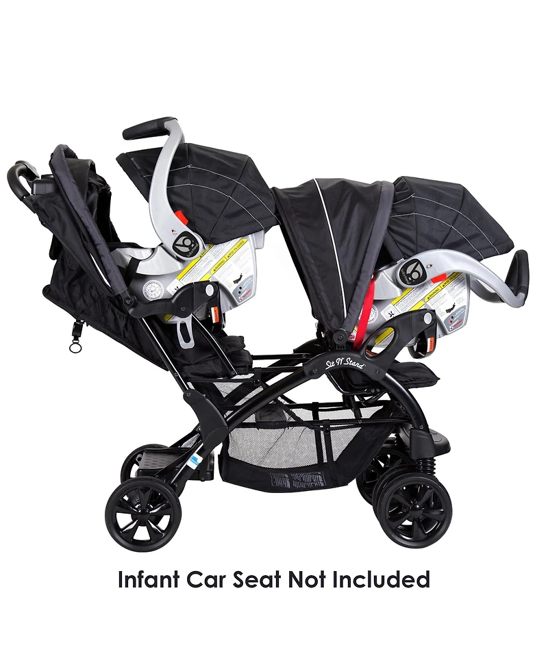 Baby Trend Baby Sit N Stand Double Stroller Desert Blue - Desert Blue
