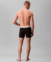 Calvin Klein Men's 3-Pack Stretch Cotton Boxer Briefs