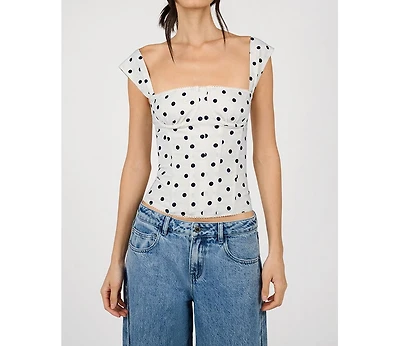 WeWoreWhat Ruched Cup Corset