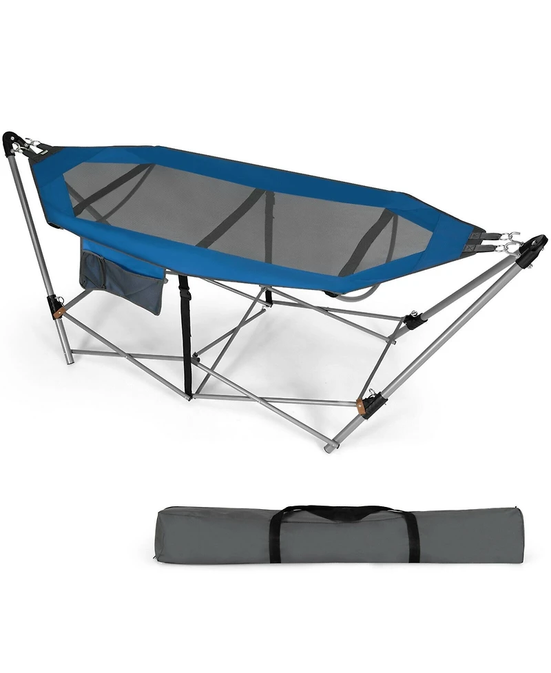 Akiudex portable folding hammock with hammock stand