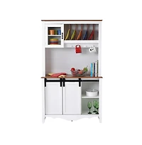 American Furniture Classics Countryside Sliding Barn Door Buffet and Hutch