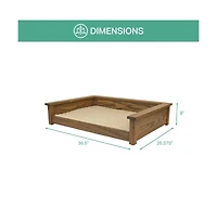 American Furniture Classics Parklin Large Pet Lounge With Pad