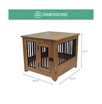 American Furniture Classics Pet Cabinet With Powder Coated Aluminum Grates & Pad
