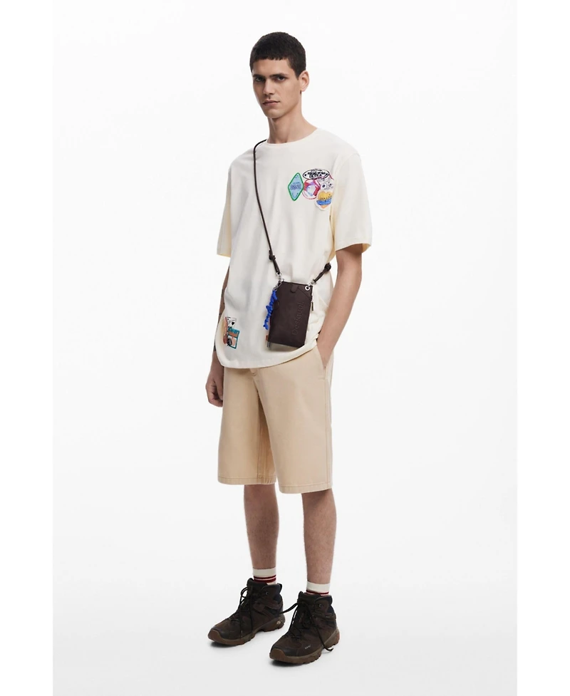 Desigual Men's Short-sleeve T-shirt with embroidery