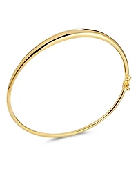 Devata Dome Bangle Bracelet in 14K Gold, Fits Small Wrist, approx. 3.6 grams