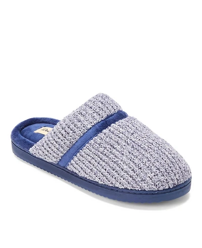 Dearfoams Women's Serena Marled Chenille Scuff Slippers