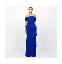 Bariano Blakely Off Shoulder Gown