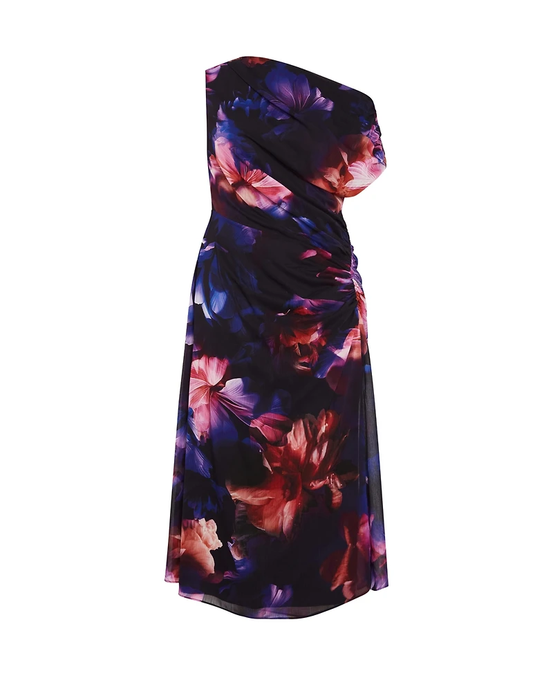 City Chic Women's Plus Vivid Print Maxi Dress