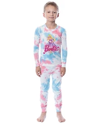 Barbie Girls' Princess Doll Unicorn Unisex Kids 2 Piece Sleep Pajama Set