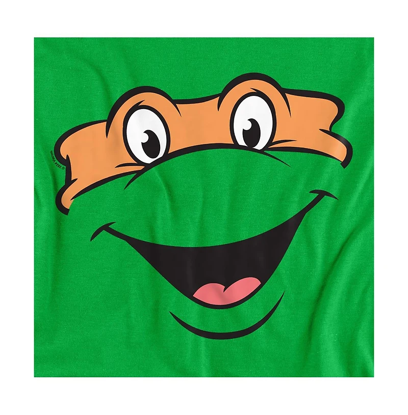 Logovision Men's Teenage Mutant Ninja Turtles Michaelangelo Smile T-Shirt