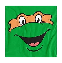 Logovision Men's Teenage Mutant Ninja Turtles Michaelangelo Smile T-Shirt