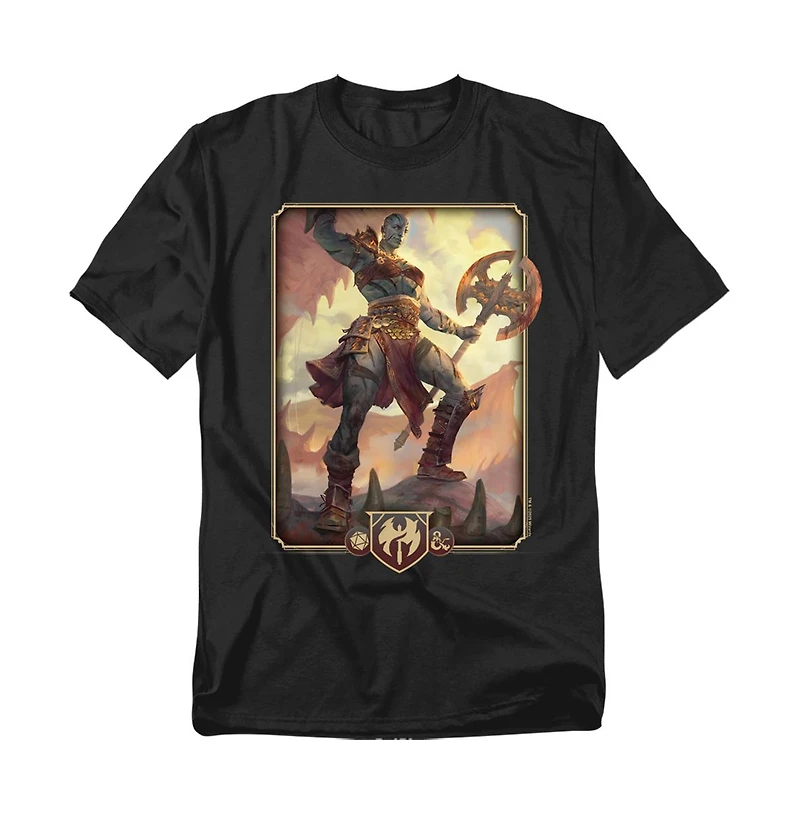 Logovision Men's Dungeons And Barbarian Key Art T-Shirt