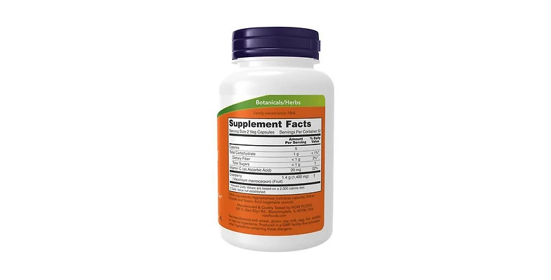 Now Foods Cranberry Caps ,100 Caps