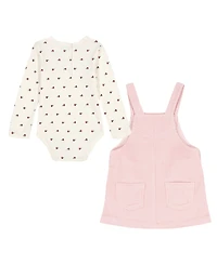 Tommy Hilfiger Baby Girls 2-Piece Bodysuit and Skirtall Set