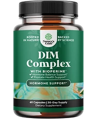 Extra Strength Diindolylmethane Dim Supplement, Dim Complex Men & Women, Hormone Balance & Prostate Support Supplement, Nature's Craft, 60ct