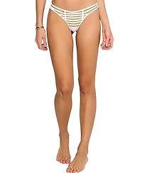 Beach Bunny Swimwear Women's Hard Summer Cutout Bikini Bottom