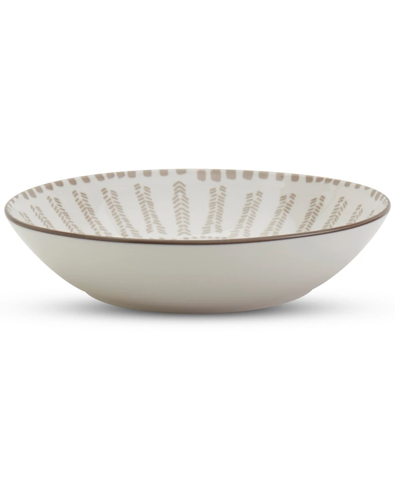 Haven Taupe Mykonos 12 Pc. Dinnerware Set, Service for 4