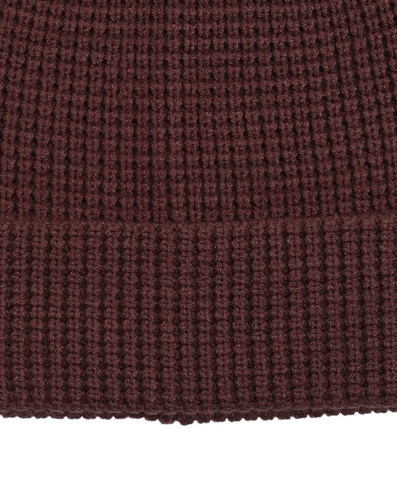 Alfani Men's Cuffed Waffle Beanie, Macy's Exclusive