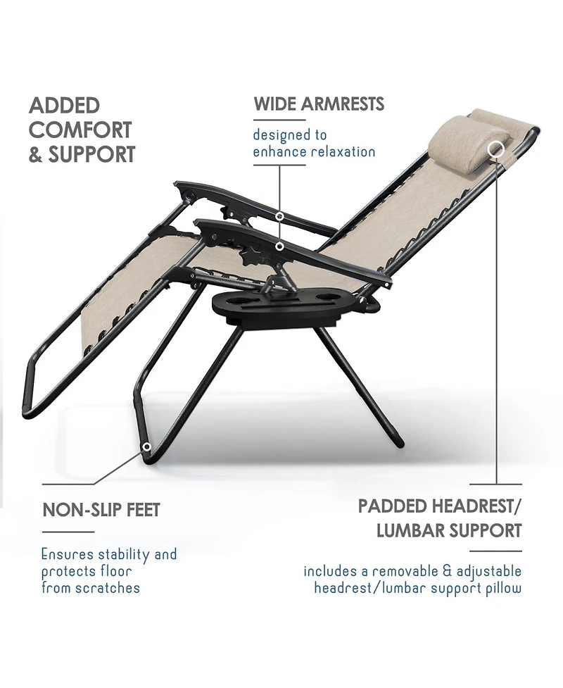 Outdoor Patio Zero Gravity Chair