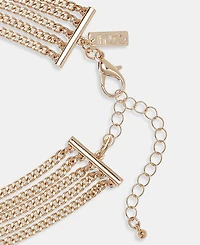 I.n.c. International Concepts Pave Multi-Chain Statement Necklace, 17" + 3" extender, Macy's Exclusive