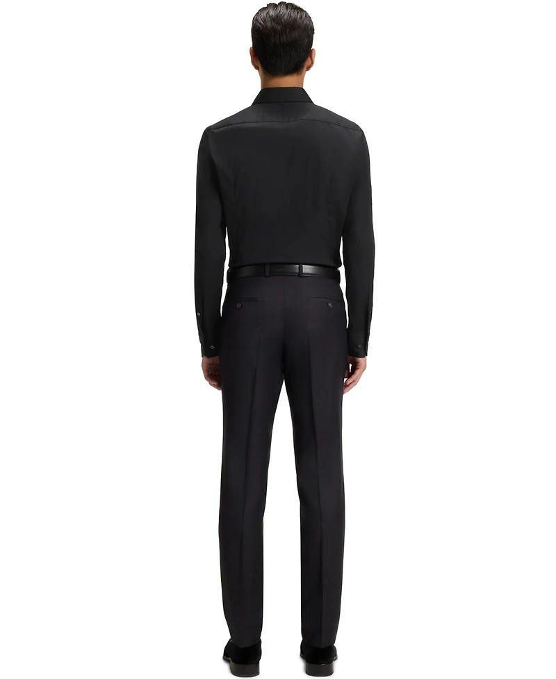 Boss by Hugo Men's Cotton-Blend Stretch Poplin Slim-Fit Dress Shirt