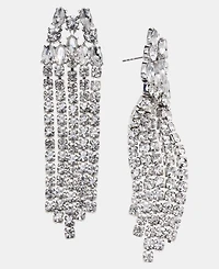 I.n.c. International Concepts Crystal Fringe Statement Earrings, Macy's Exclusive