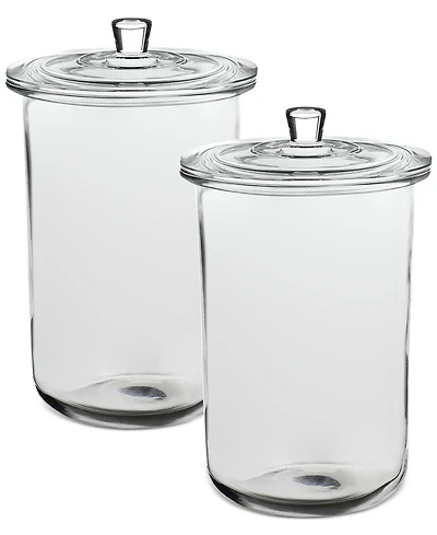 Anchor Hocking 2-Pc. Goode Sundry Lidded Canister Set