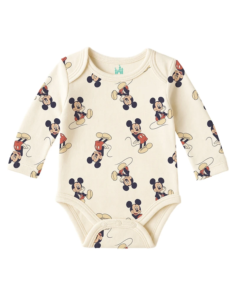 Disney Baby Boys 2-Piece Long Sleeve Sweater and Overall Set