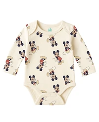 Disney Baby Boys 2-Piece Long Sleeve Sweater and Overall Set